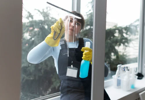 Nettoyage de vitres intérieures et extérieures à Cravant